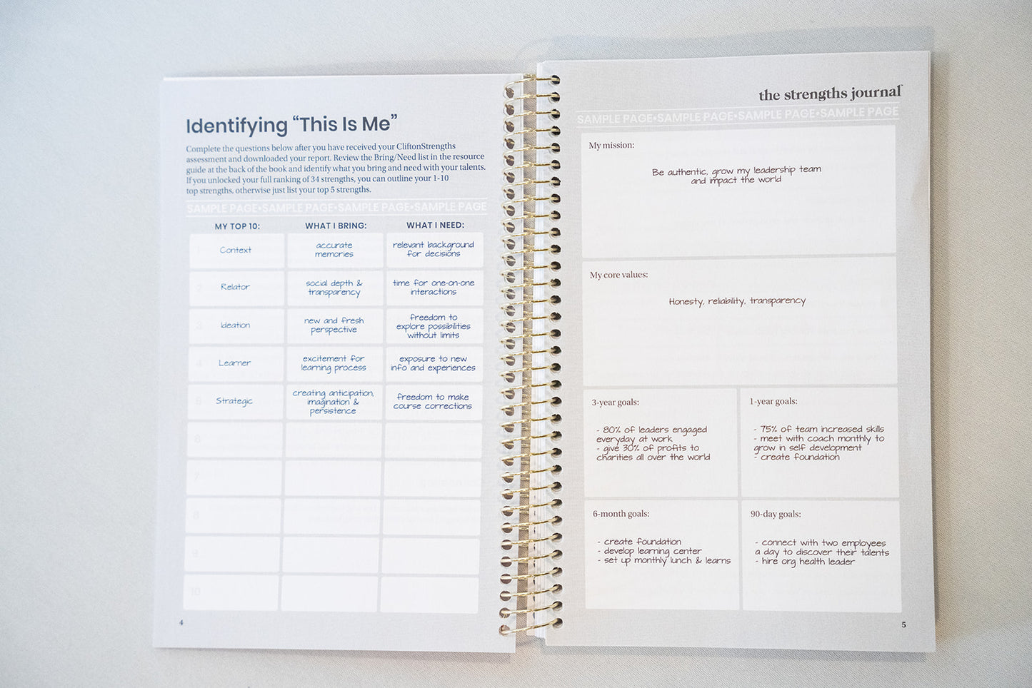 The Strengths Journal™ (Spiral Bound)