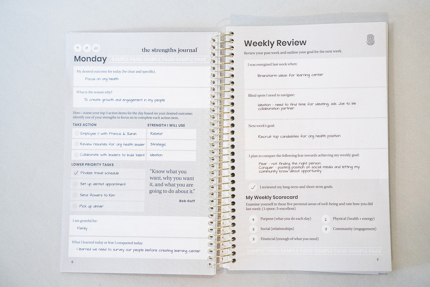 The Strengths Journal™ (Spiral Bound)